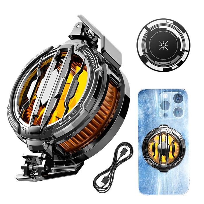 Mobile Phone Cooler Universal Magnetic Cooling Fan Case Radiator For IPhone 15 Pro Max /Xiaomi 14 Po