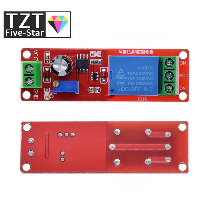 NE555 Timer Switch Adjustable Module Time delay relay Module DC 5V / 12V Delay Connect / Disconnect 