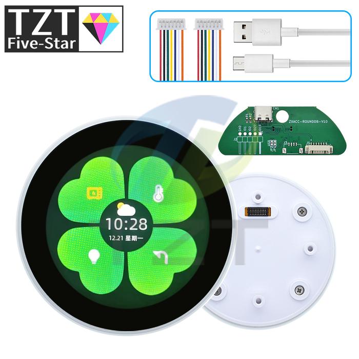 2.1 Inch 480*480 Round Circular IPS Color LCD Display And Magnetic Encoder Knob ESP32-S3 Module N16R
