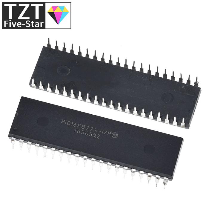 PIC16F877A-I/P PIC16F877A 16F877A DIP40 Enhanced Flash Microcontrollers new original