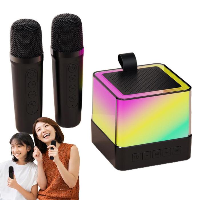Outdoor Karaoke Machine Portable Karaoke Speaker with Microphone Stable Transmission Karaoke Speaker