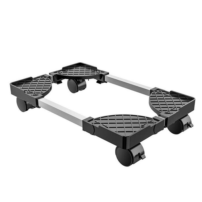 Adjustable Mobile CPU Stand PC Towel Stand Mobile CPU Holder with Caster Wheels Metal Adjustable PC 