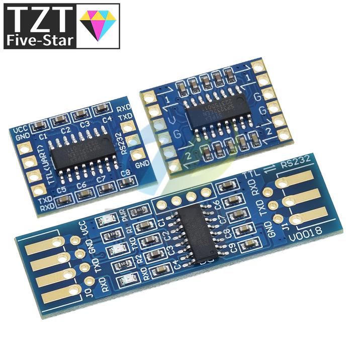 TZT RS232 SP3232 TTL to RS232 Module RS232 to TTL Brush Line Serial Port Module