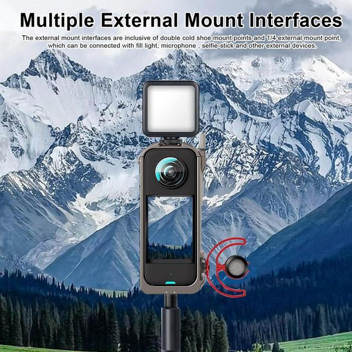 Action Camera Frame Cage Protective Cage Case Action Camera Rig Panoramic Action Camera Protective C