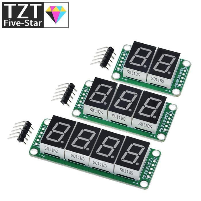 Static Drive 2 3 4 Segment Digital Tube LED Display Module 2 Digital 74HC595 Tube 100% New original 