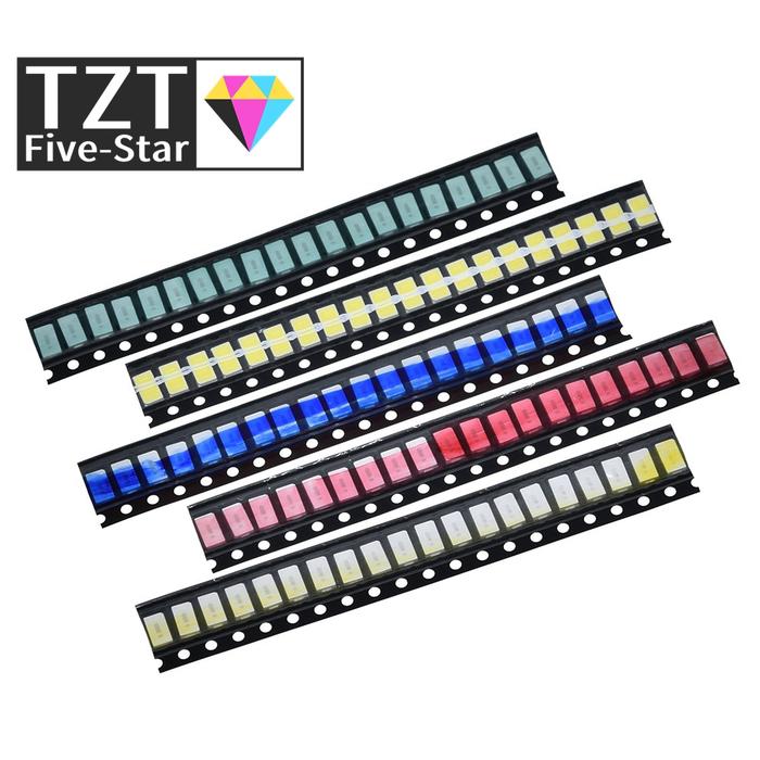 100pcs=5 colors x 20pcs SMD 5730 5630 LED Diode Assortment KIT LED Diode Kit Green / RED / White / B