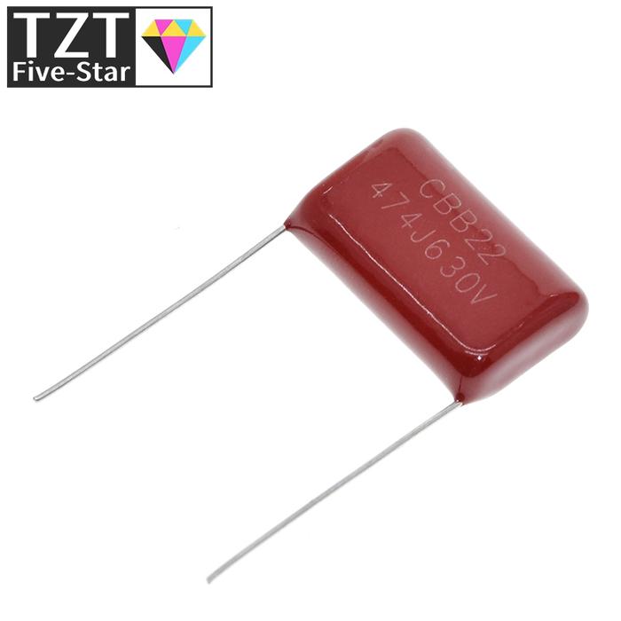10PCS 630V474J 0.47UF 470NF Pitch 20MM 630V 474 CBB Polypropylene film capacitor