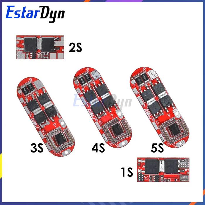 BMS 1S 2S 10A 3S 4S 5S 25A Bms 18650 Li-ion Lipo Lithium Battery Protection Circuit Board Module Pcb