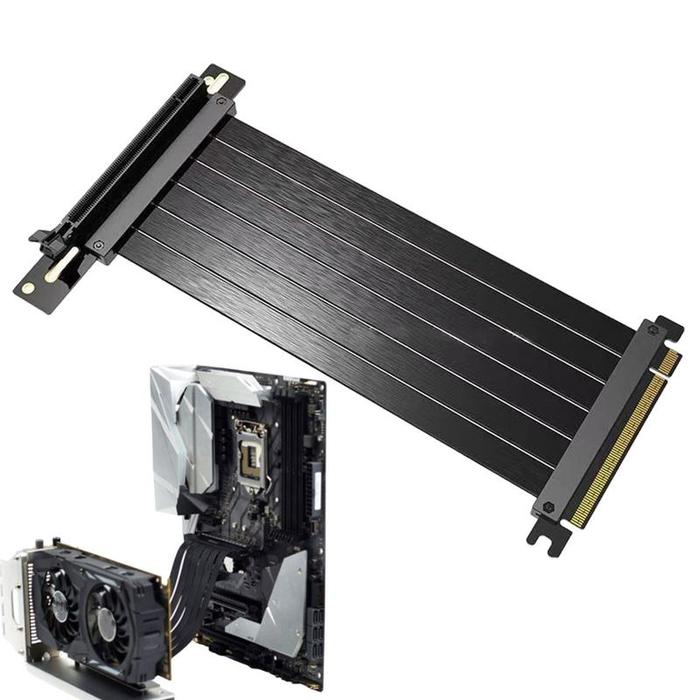 PCIE Extension Cable Flexible Riser Cable PCIE Extension Cable High-Speed Data Transfer GPU Riser Ca