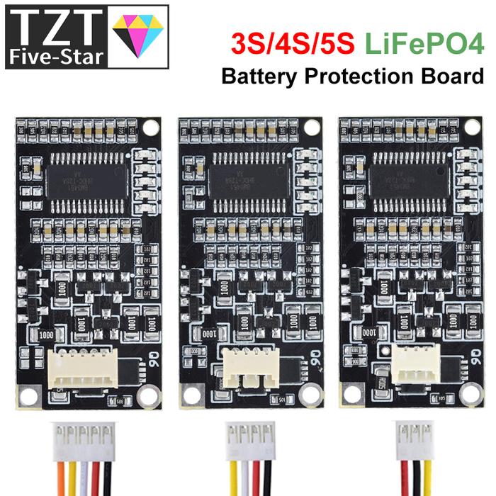 3S 4S 5S 20A BMS Board 3.7V 4.2V 18650 Ternary Lithium Battery Protection Board/ 3.65V LiFePO4 Batte
