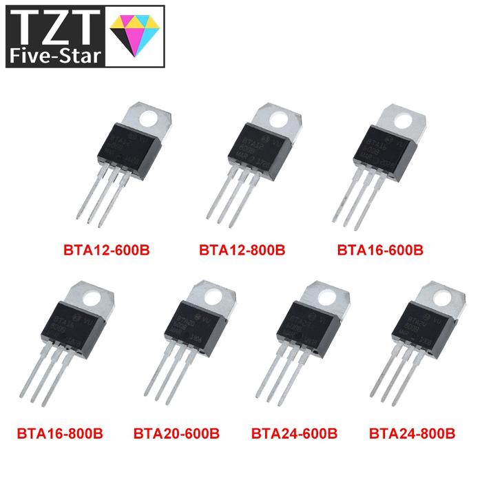 10pcs Bta12-600b Bta12-800b Bta16-600b Bta16-800b Bta20-600b Bta24-600b Bta24-800b Transistor To-220