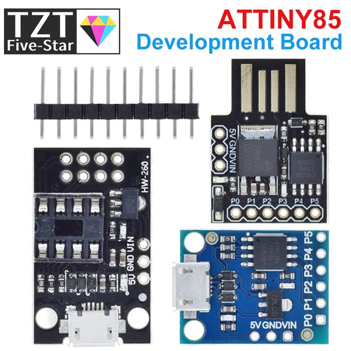 TZT TINY85/ATTINY85 Digispark Kickstarter Micro Development Board ATTINY85 Module for Arduino IIC I2