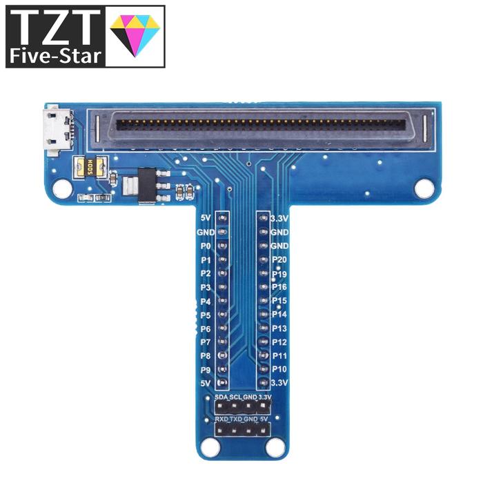 For Micro:bit Extension Board T Type GPIO Board with 5V And 3.3V Output For Micro:bit STEM Programmi