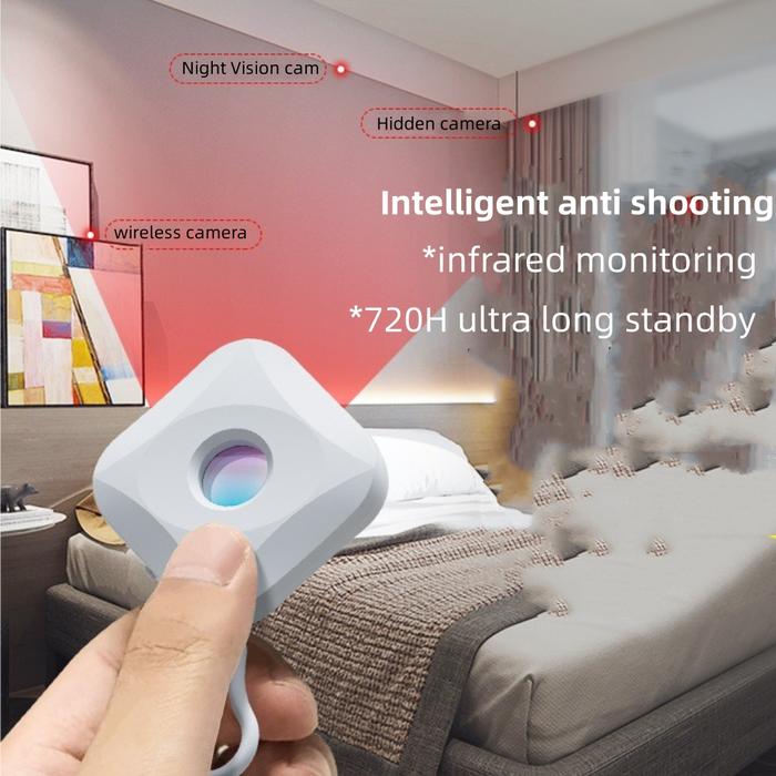 Hidden Camera Detector Pinhole Infrared Lens Detection Gadget Mini Spy Camera Finder Anti-Peeping Se