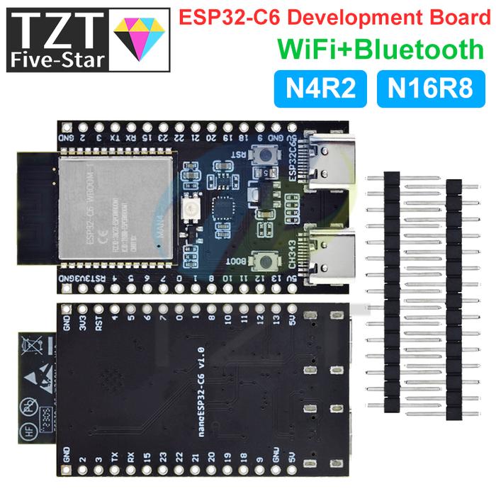 ESP32-C6 ESP32 WiFi+Bluetooth Internet Of Things ESP Development Board Core Board ESP32-C6-DevKit C 