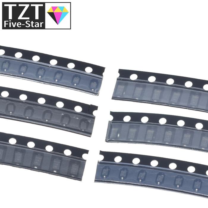 100pcs SMD diode 0805 SOD-123 1N5819 1N4007 1N4148 SOD123 SOD-323 1206 1N4148WS 1N5819WS B5819WS SOD