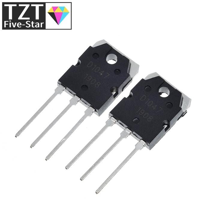 5PCS 2SD1047 TO-247 D1047 TO-3P POWER TRANSISTORS new and original IC