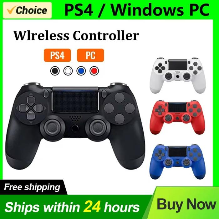 Controller for PS4 Slim Pro Joystick Gamepad Dual Vibration Wireless Bluetooth Joypad For PlayStatio