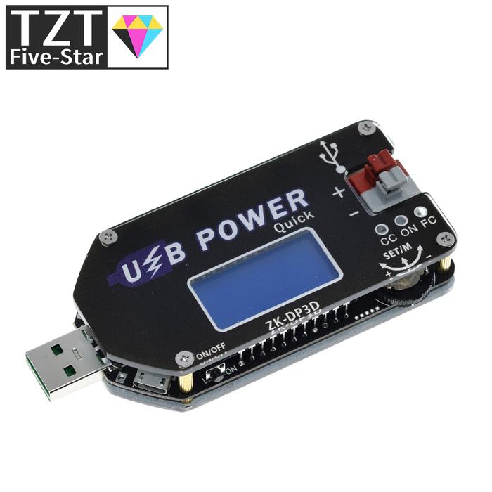 CNC USB TYPE-C DC DC Converter CC CV 1-30V 2A 15W Power Module Adjustable Regulated power supply QC2