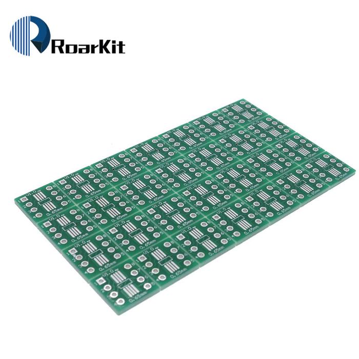 50PCS SOP8 SSOP8 SOIC8 TSSOP8 to DIP8 Interposer Module PCB Board IC adapter Socket Plate 0.65/1.27M