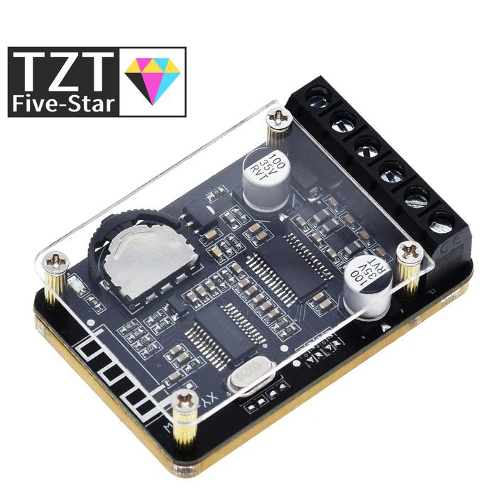 TZT 10W/15W/20W Stereo Bluetooth 5.0 Power Amplifier Board 12V/24V High Power Digital Amplifier Modu