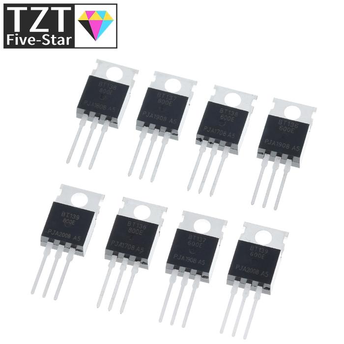 10PCS BT136-600E BT137-600E BT138-600E BT139-600E BT136-800E BT137-800E BT138-800E BT139-800E TO-220