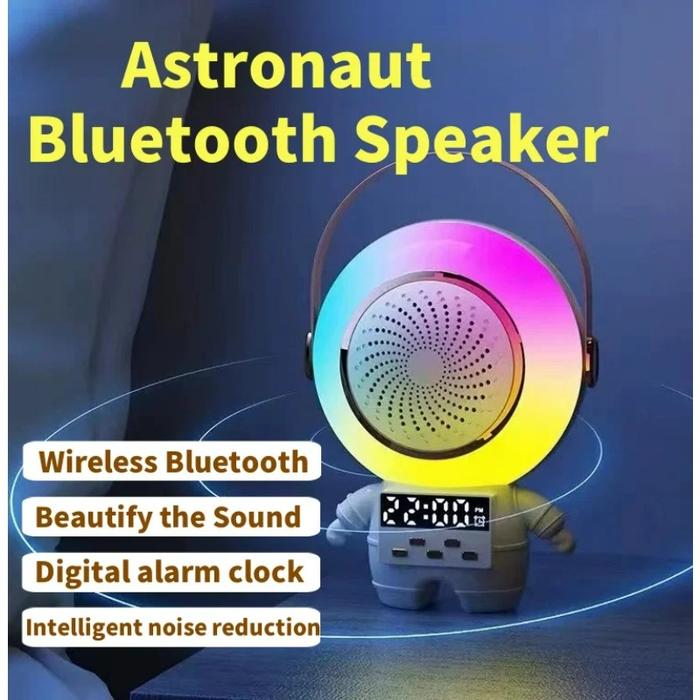 Astronauts, astronauts, Bluetooth speakers, wireless karaoke, colorful lights, subwoofers, desktop m