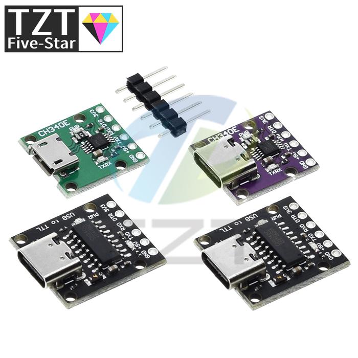 TZT CH340N SOP8 USB to TTL Module Pro Mini Downloader Replaces CH340G CH340E CH340C CH9340 For Ardui
