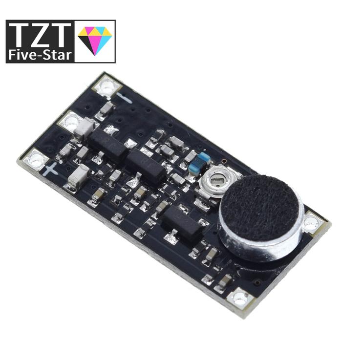 TZT 88-115MHz FM Wireless Microphone Surveillance Transmitter Module Board For Arduino Adjustable Ca