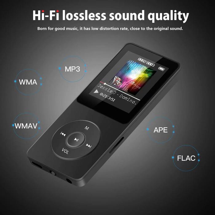 Bluetooth MP3 Portable Student Walkman Audio Music Player E-books FM Radio Video Playback Sound Reco