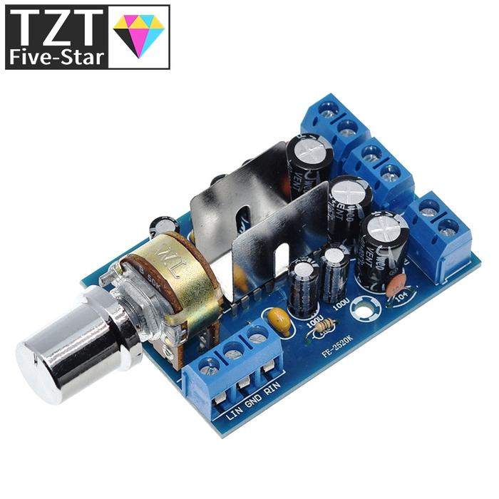 TEA2025B Mini Audio Amplifier Board Dual Stereo 2.0 Channel Amplifier Board For PC Speaker 3W+3W 5V 