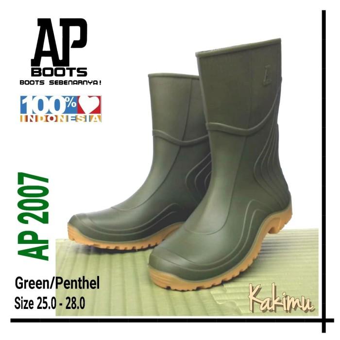 WEGO!! SEPATU BOOT MURAH AP BOOT AP 2007 GREEN