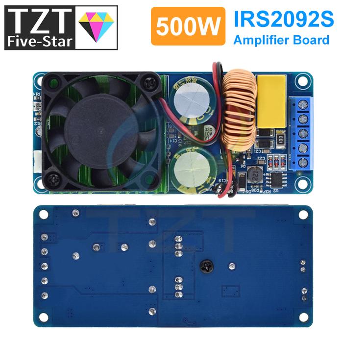 TZT HIFI Power IRS2092S 500W Mono Channel Digital Power Amplifier Board Class D Stage