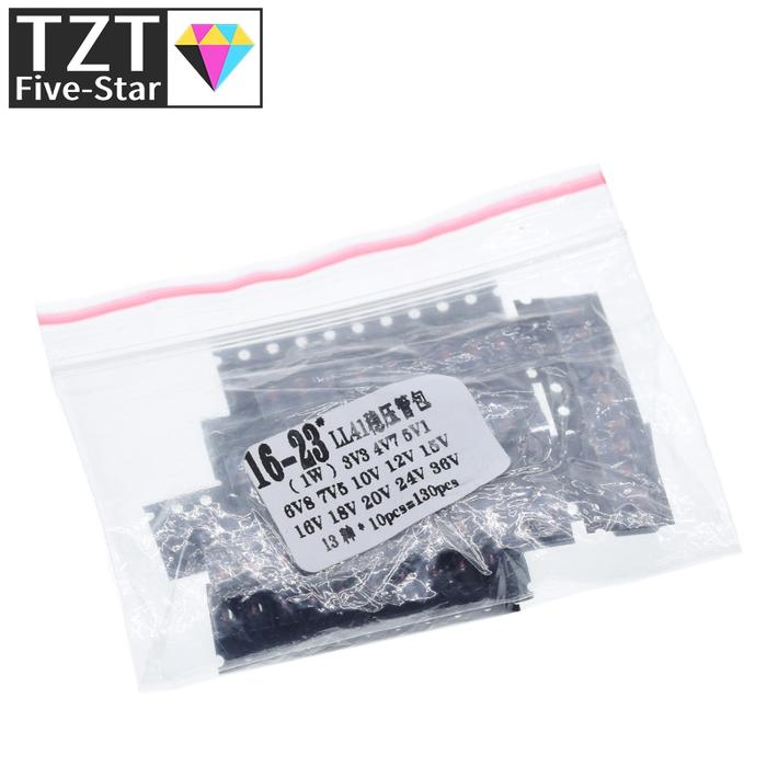 TZT LL41 SMD Zener diode KIT 1W 3V3-36V 13 kinds *10pcs= 130pcs ZM4728A ZM4732A ZM4733A ZM4737A ZM47