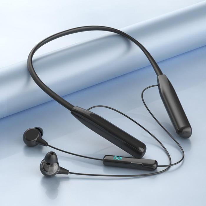 Wireless Bluetooth Headset Neck Type Sport Earphone Mic Headphone Driving Cycling Earbuds Sports Run