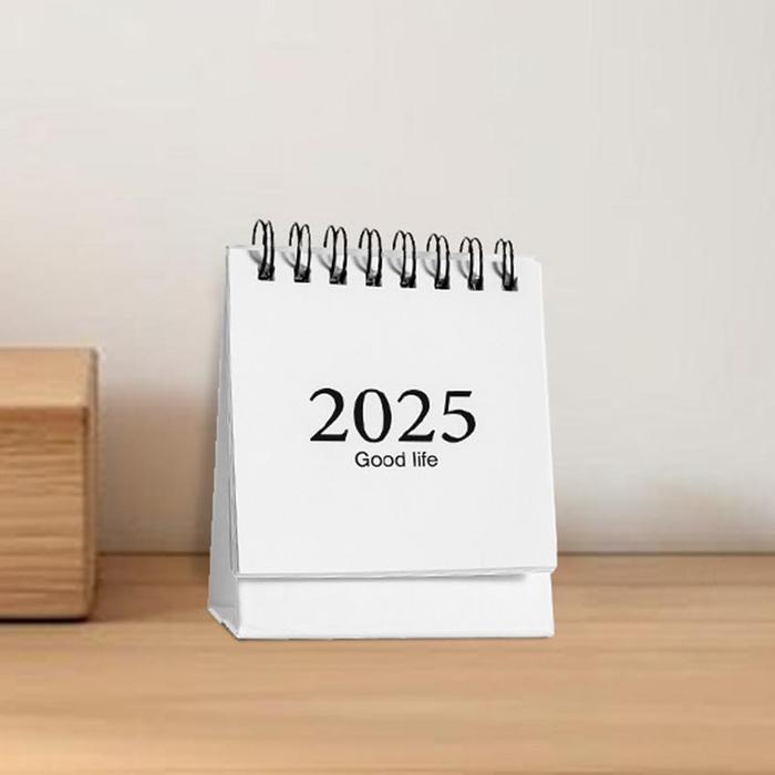 Small Desktop Calendar 360 Degree Page Turning Small Desk Calendar Flipping Calendar For Classroom D