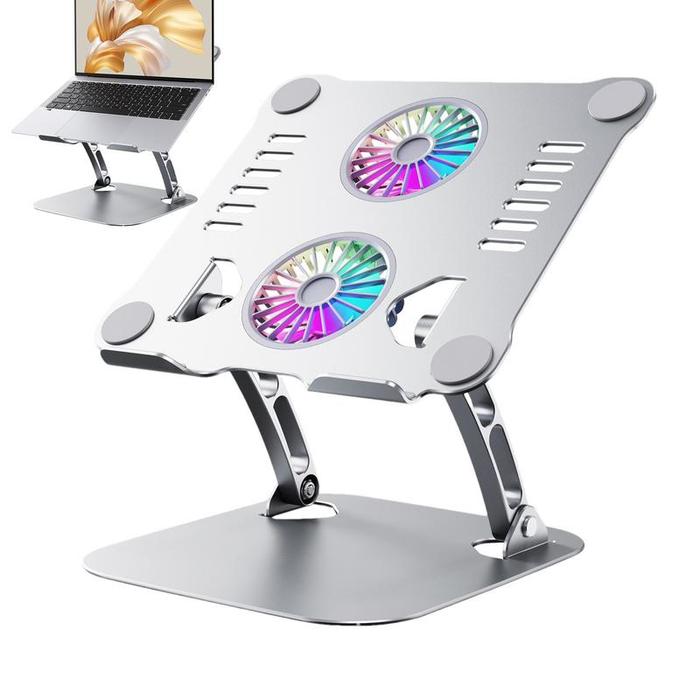 Laptop Cooling Stand Lifting Laptop Cooling Stand Ergonomic Foldable Lifting Laptop Cooling Pad With