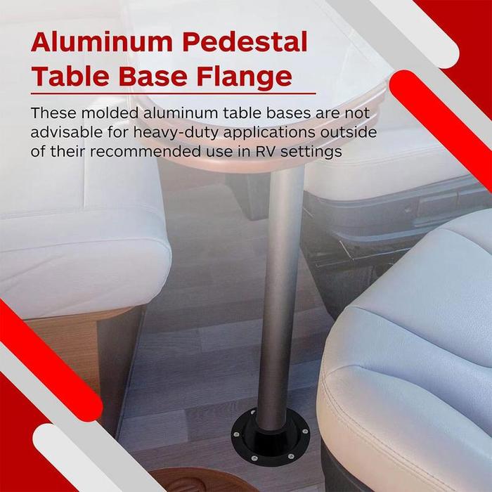 RV Table Floor Base Mount RV Table Top Replacement 2pcs Folding RV Table Stand RV Folding Table Legs