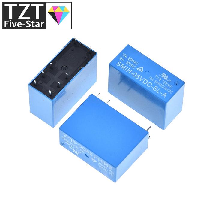 1PCS SMIH-05V 12V 24VDC-SL-A -SL-C 6-pin/8-pin Relay 250V 16A SMIH-05VDC-SL-A SMIH-12VDC-SL-A SMIH-2
