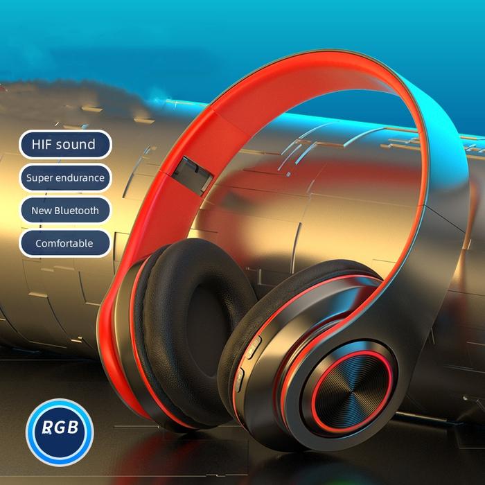 Bluetooth 5.0 Earphone Sport Headphone for iPhone Samsung Xiaomi Mobile Phone Wireless Headband Fold