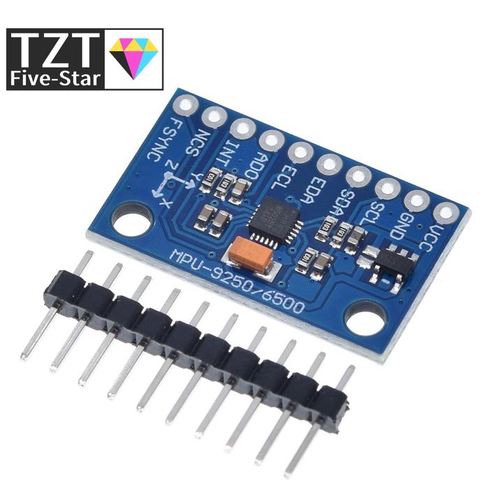 1Set SPI IIC/I2C GY-9250 MPU 9250 MPU-9250 9-Axis Attitude +Gyro+Accelerator+Magnetometer Sensor Boa