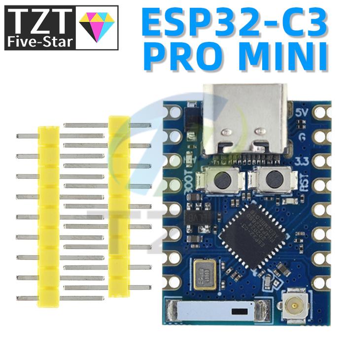 TZT ESP32-C3-Zero Pro Mini Development Board WiFi Bluetooth Ultra-small Size ESP8266 ESP32 C3 ESP 32