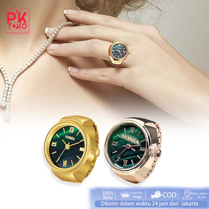Jam Cincin Pria Jam Tangan Cincin Jam Cincin Bentuk Jam Tangan Cincin Pria Jam Jari Jam Cincincincin