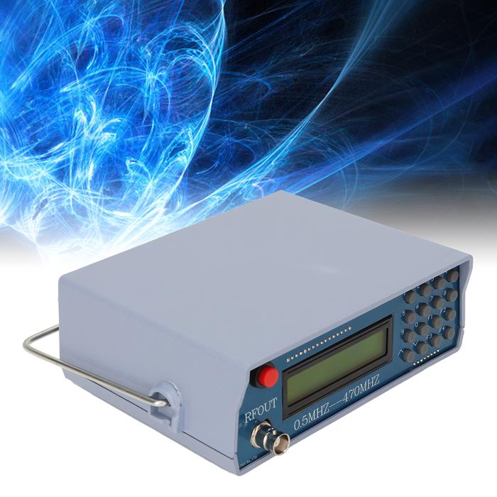 NEW FM Radio Intercom Signal Generator 0.5M‑470MHz Frequency Meter Tester Signal Generator