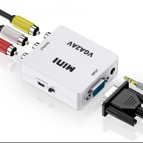 CONVERTER VGA TO AV / VGA TO RCA / CONVERTER VGA TO RCA BOX