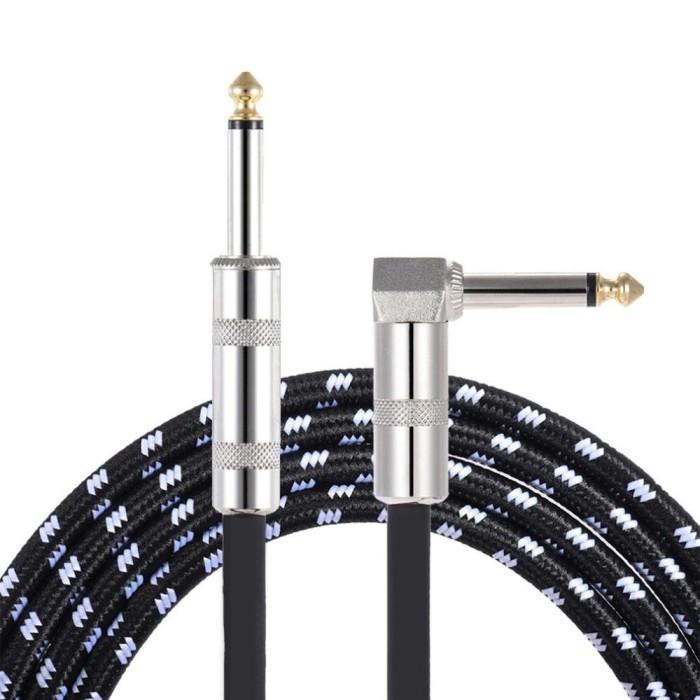 Kabel Jack Gitar Premium Cable Musik Music Rekaman Bass Jack L Plug