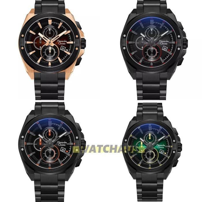 JAM TANGAN PRIA ALEXANDRE CHRISTIE CRONOGRAPH AC 6623 AC6623 STAINLESS