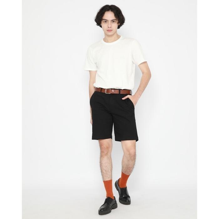 cvre56-- erigo chino short pants zelmira black unisex