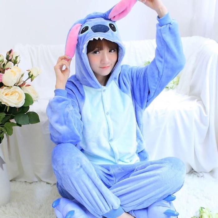 Promo harga onesie stitch biru DIjamin ORI