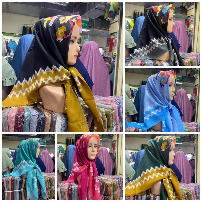 [Fafi] Hijab Segiempat Jilbab Lagosi, Sulawesi | Segiempat Makassar | Lagossi Hijab Bugis Ready Cod